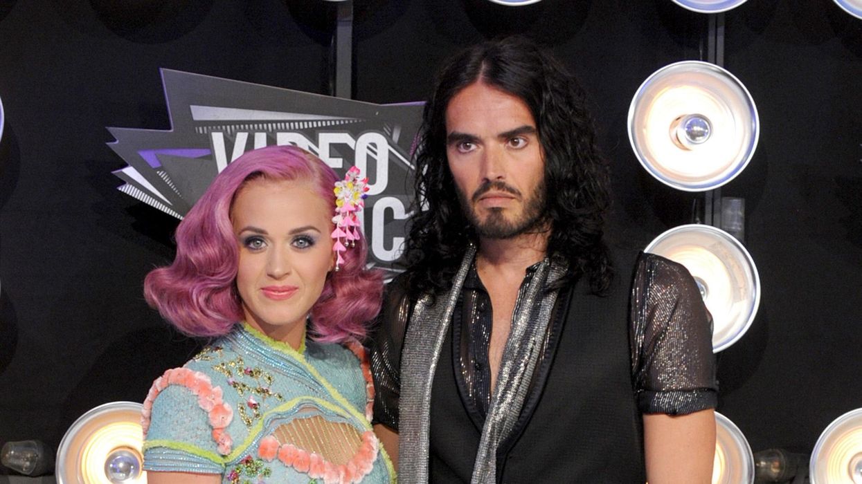 Katy Perry and Russell Brand