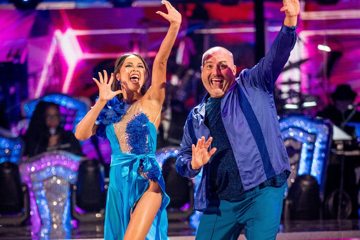 Katya Jones and Wynne Evans