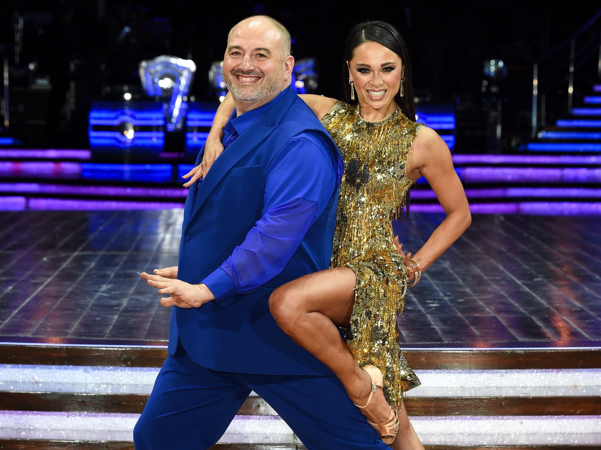 Katya Jones and Wynne Evans