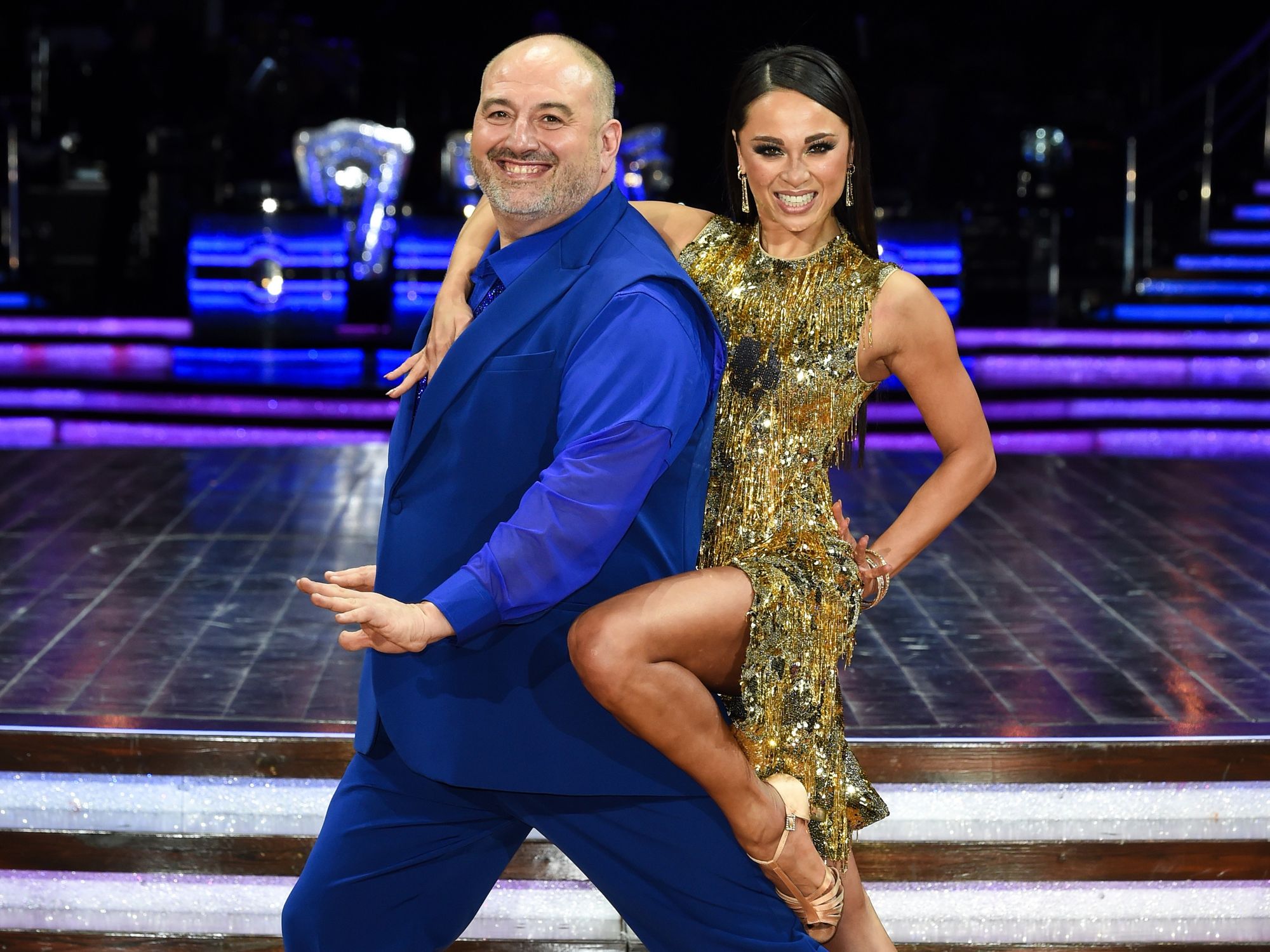 Katya Jones and Wynne Evans