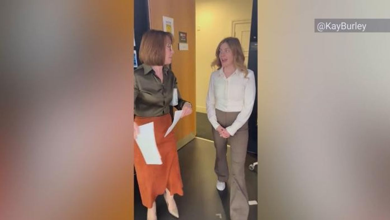 Kay Burley sparks outrage as video emerges of Sky News host rolling eyes at mention of Israeli hostages