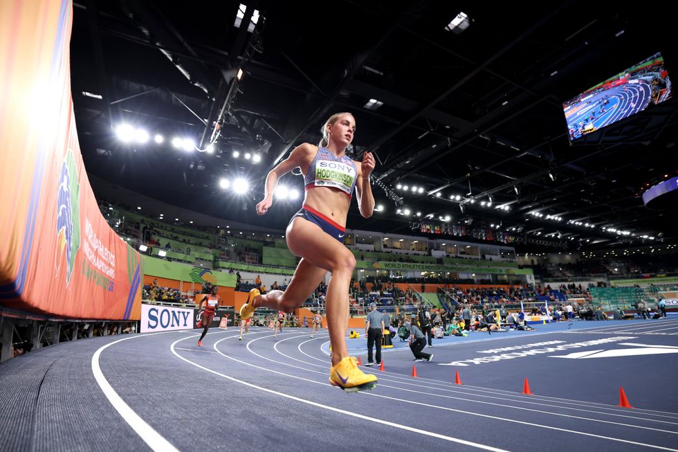 Keely Hodgkinson is eager to win gold at the World Indoor Athletics Championships