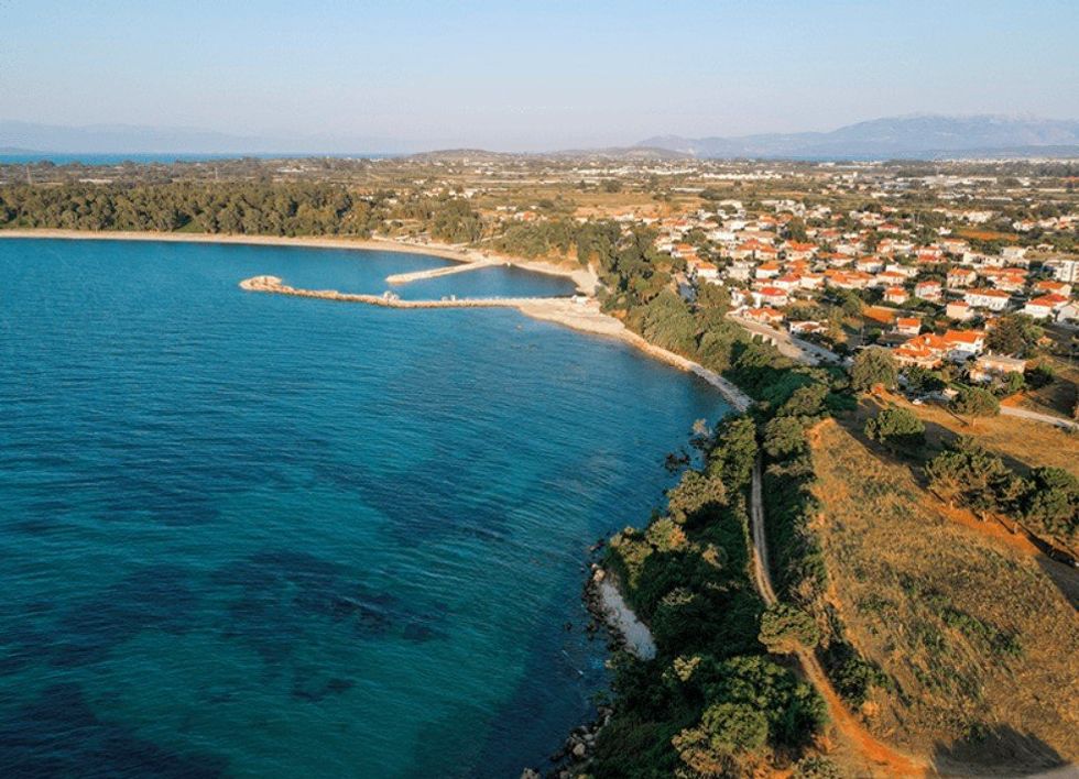 Kefalonia beach and water