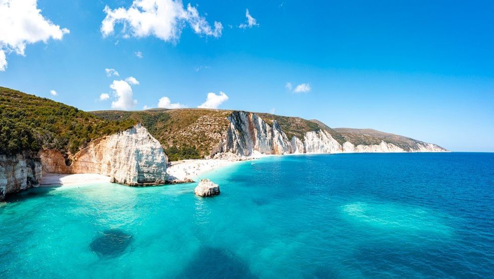 Kefalonia beach and water