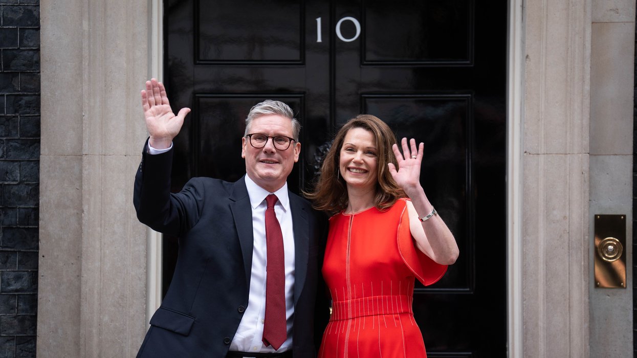 Keir and Victoria Starmer at 10 Downing Street