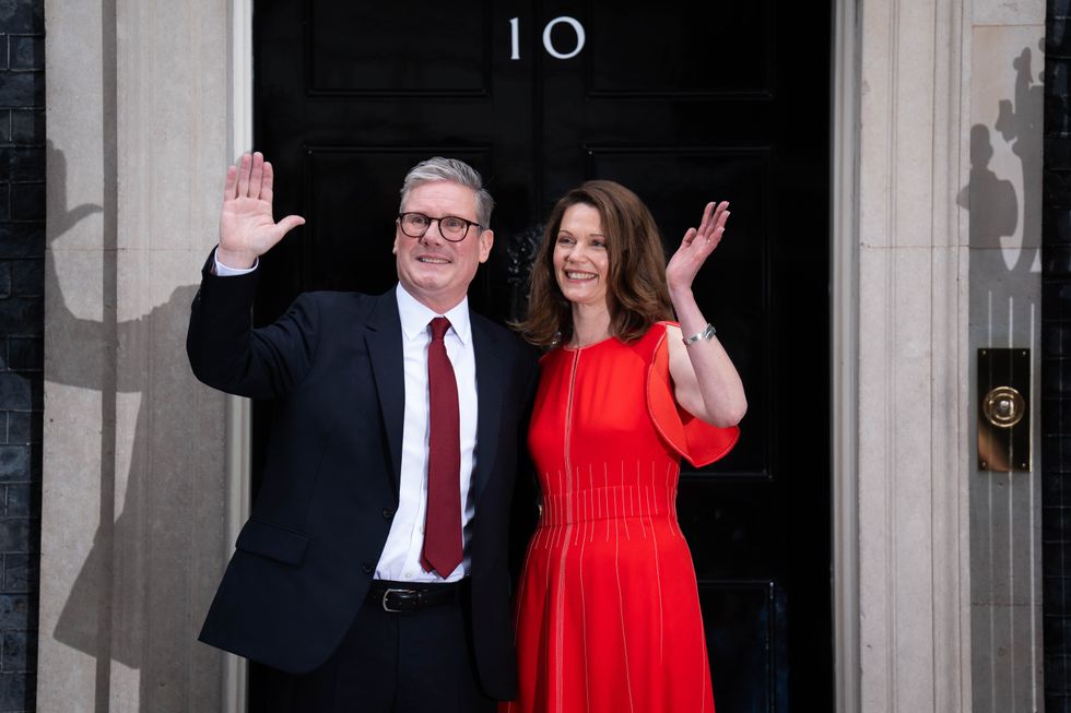 Keir and Victoria Starmer at No10