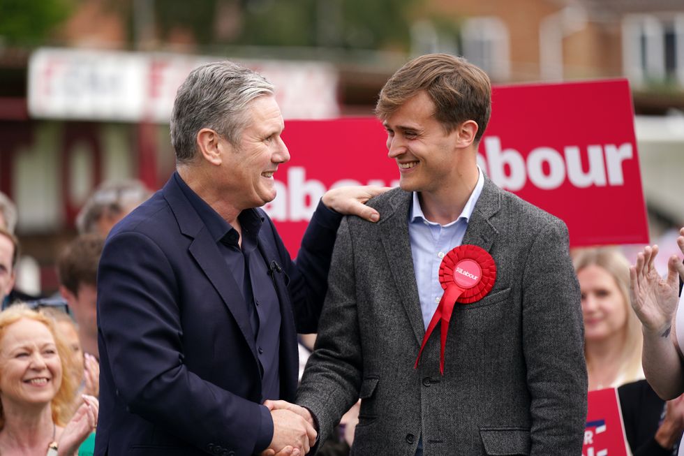 Keir Mather and Keir Starmer