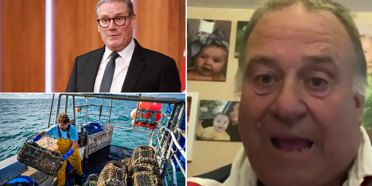 NextImg:Fisherman rages at EU plan to snatch British waters as he tells Starmer ‘I WON'T lay down my arms’