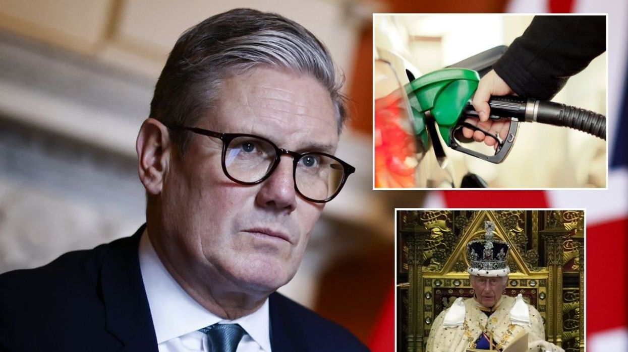 Keir Starmer, a petrol pump and King Charles