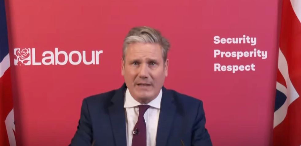 Keir Starmer addressed the nation after the results of the vote were announced