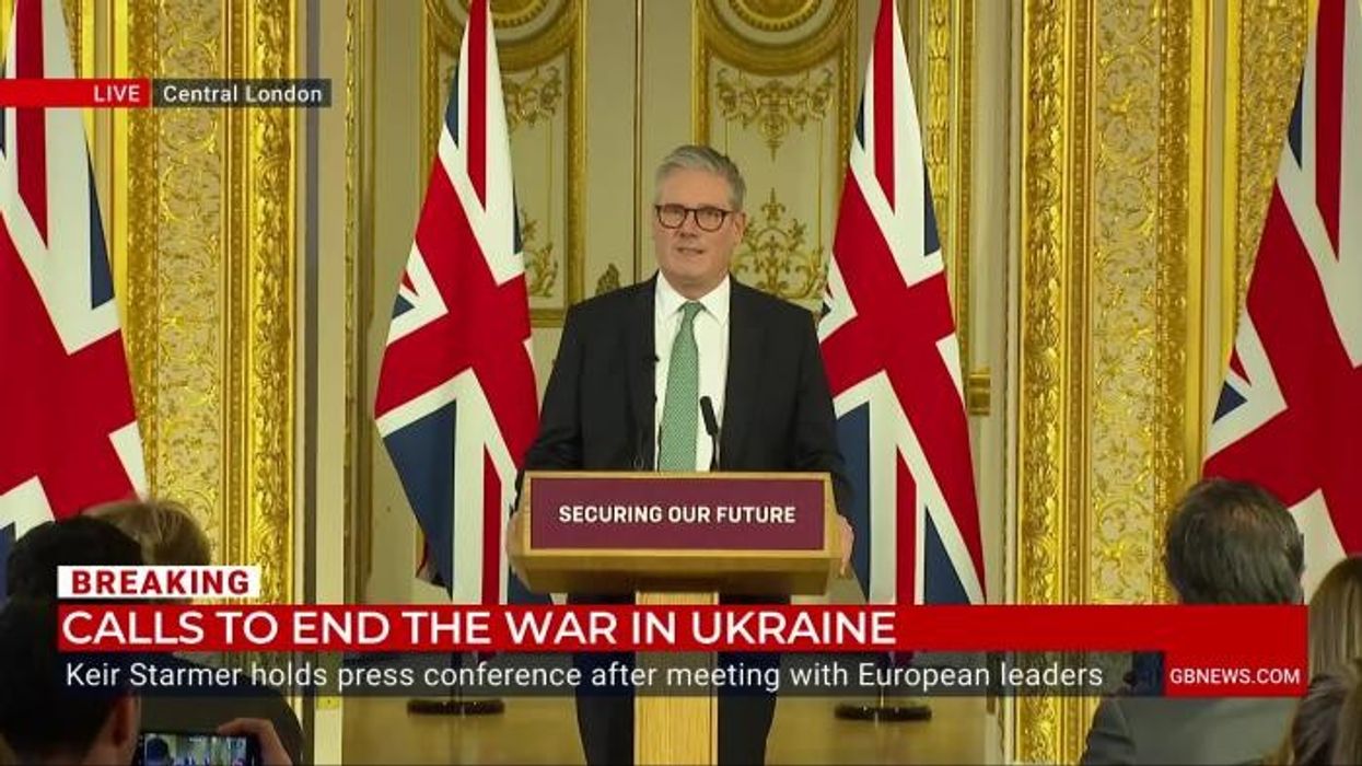 WATCH IN FULL - Keir Starmer addresses reporters after London summit with world leaders