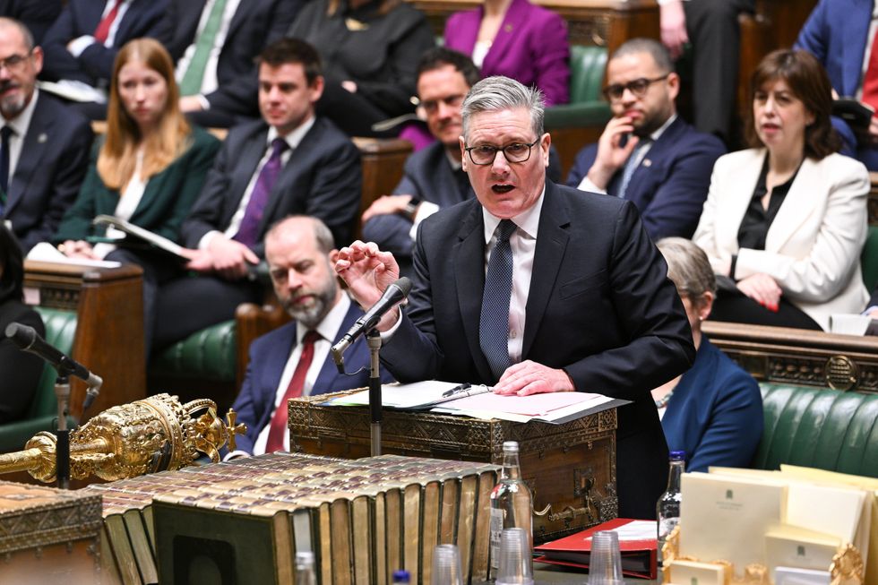 Keir Starmer addresses the Commons