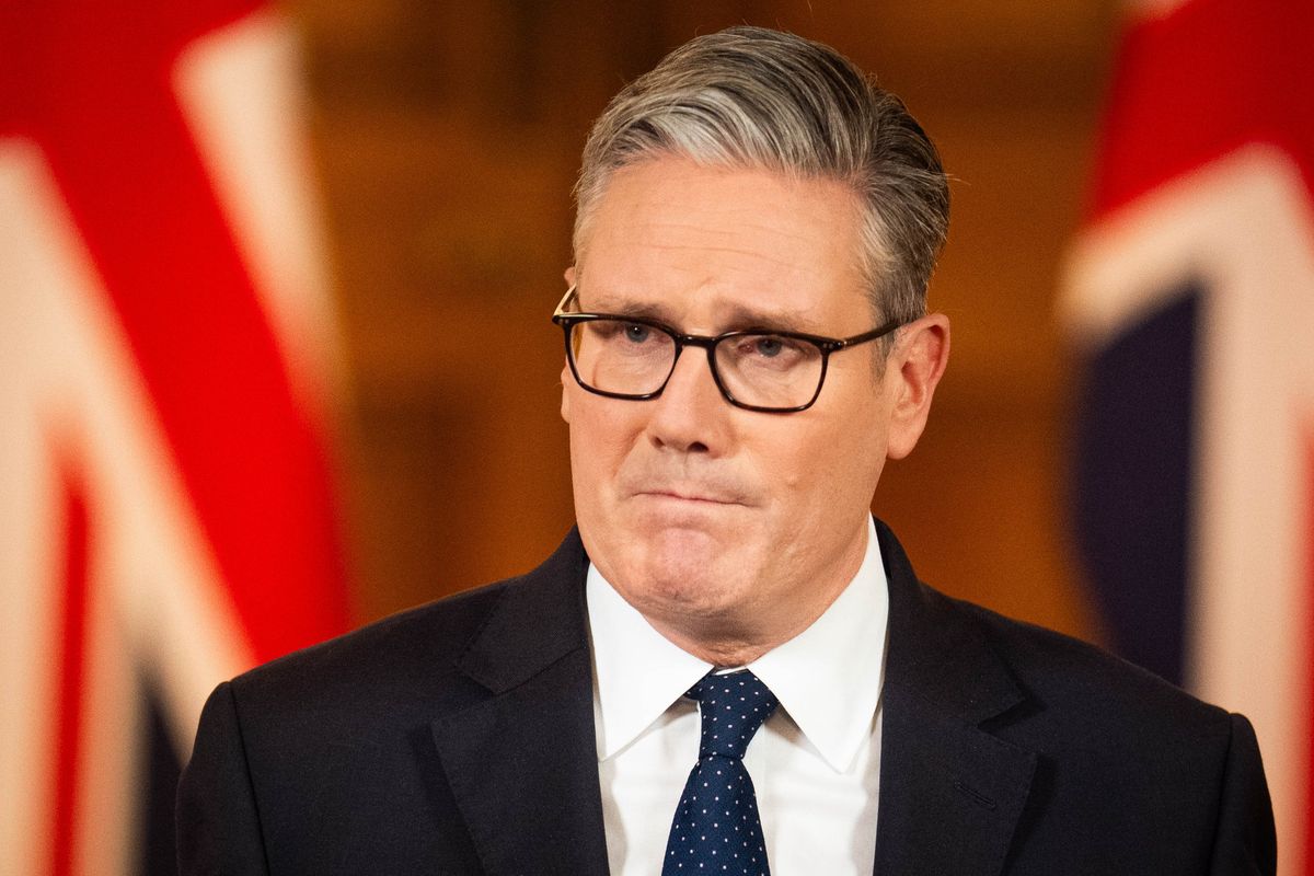 Keir Starmer addressing the nation