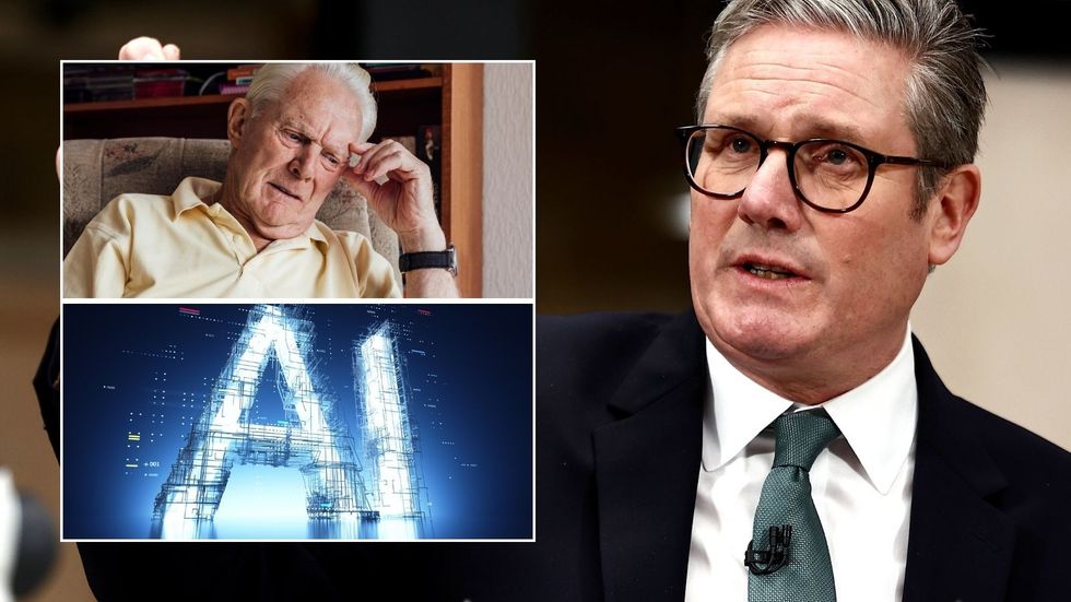Keir Starmer, AI and worried pensioner
