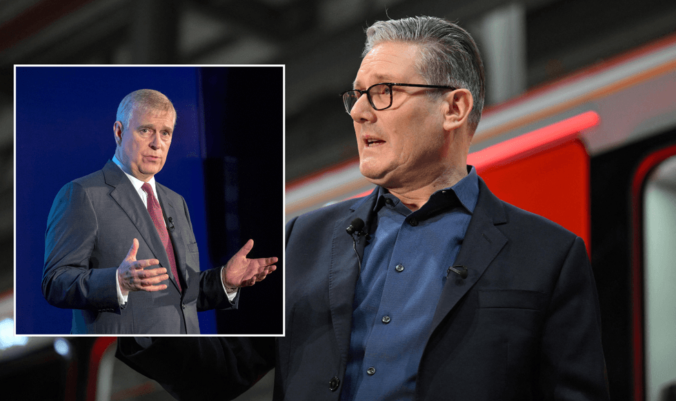 Keir Starmer and Andrew Mountbatten-Windsor