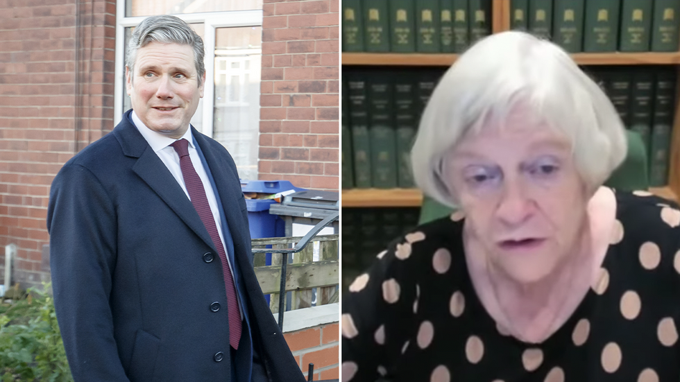 Keir Starmer and Ann Widdecombe