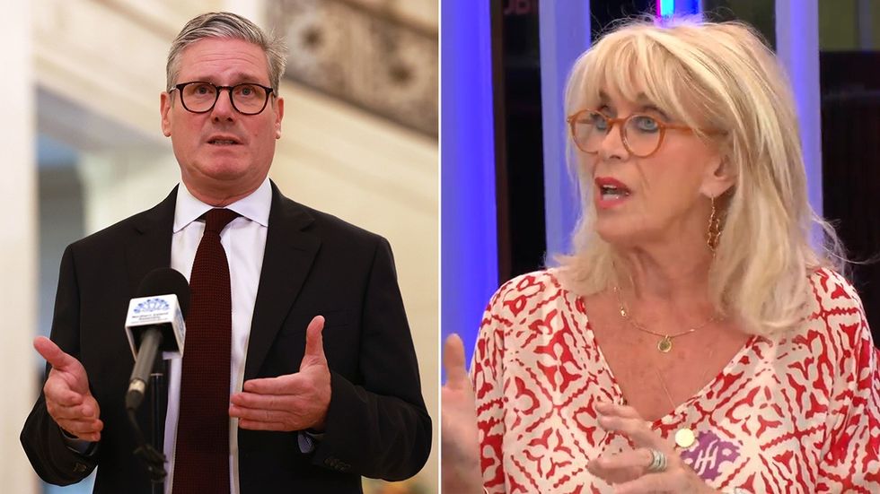 Keir Starmer and Carole Malone