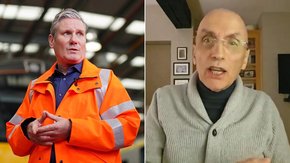 Keir Starmer and Chris Williamson