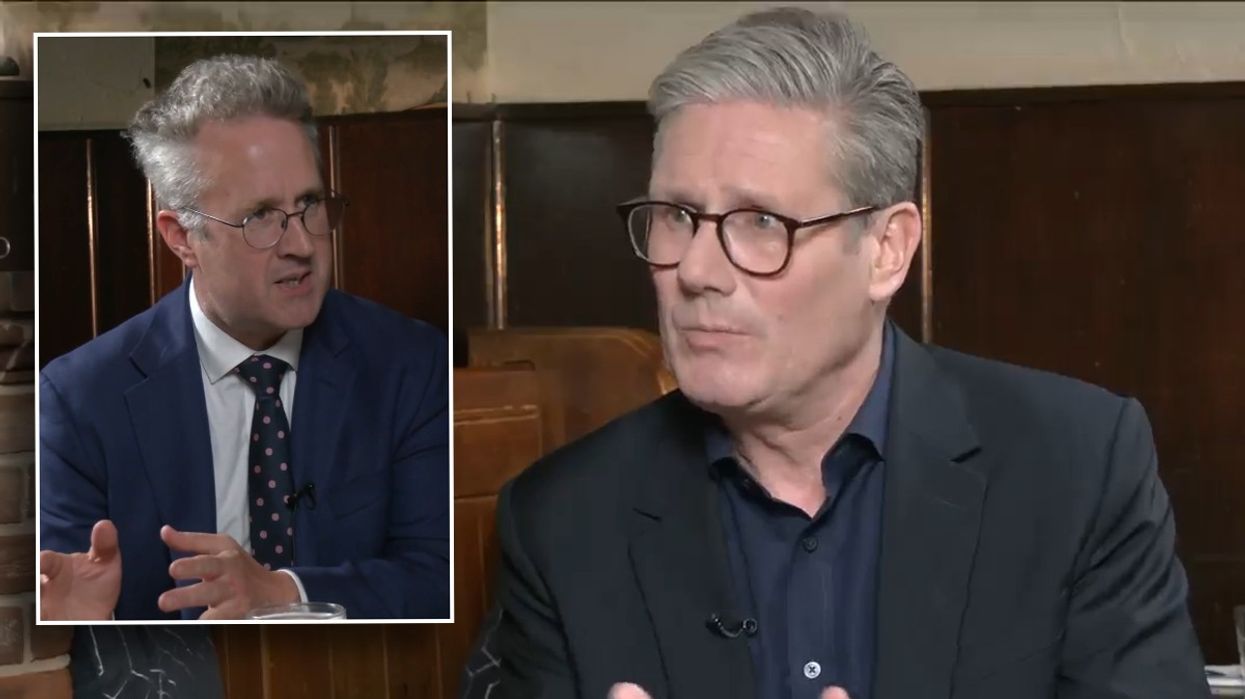 Keir Starmer and Christopher Hope