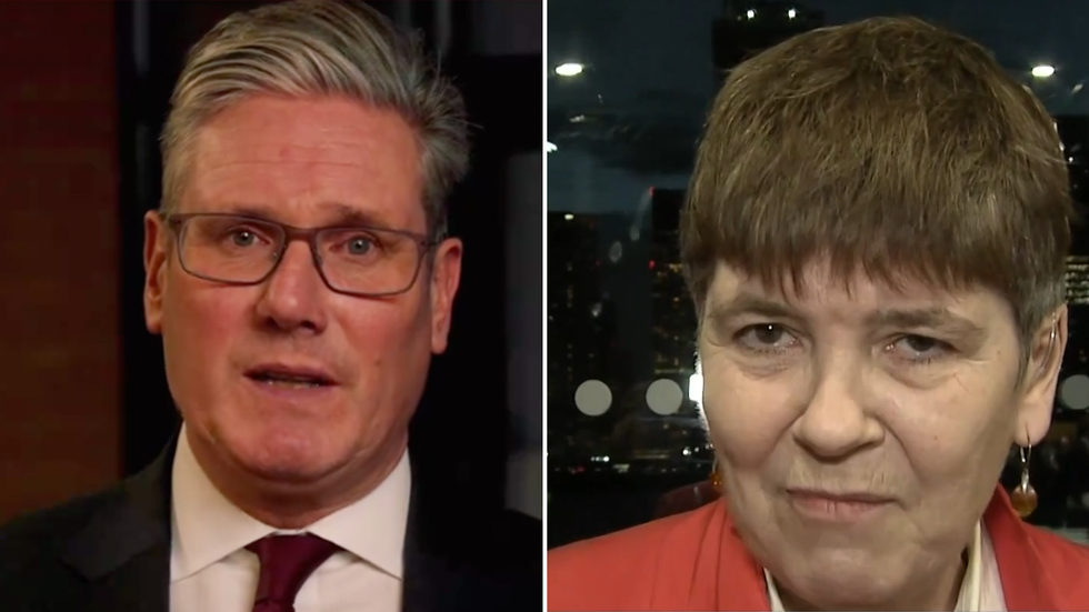 Keir Starmer and Claire Fox