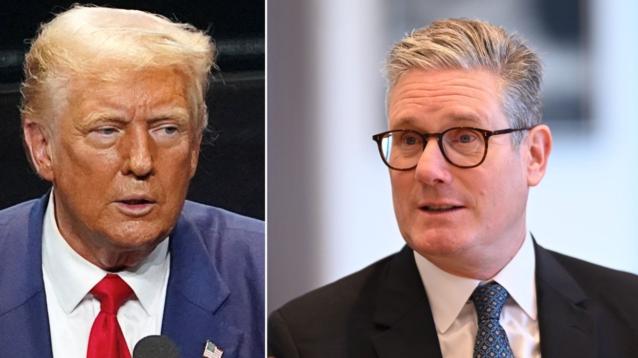 Keir Starmer and Donald Trump