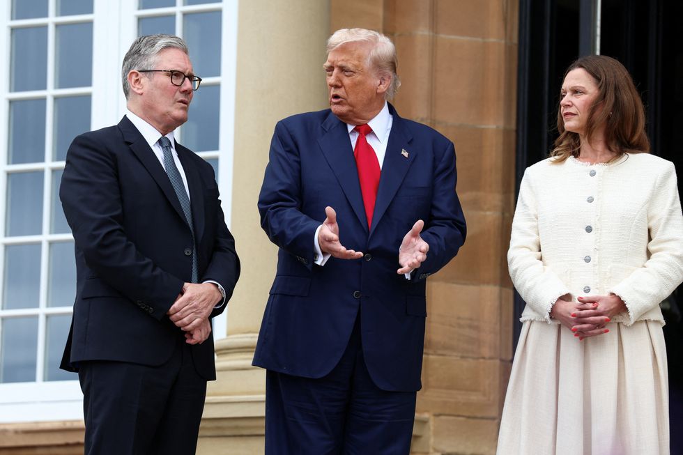 Keir Starmer and Donald Trump