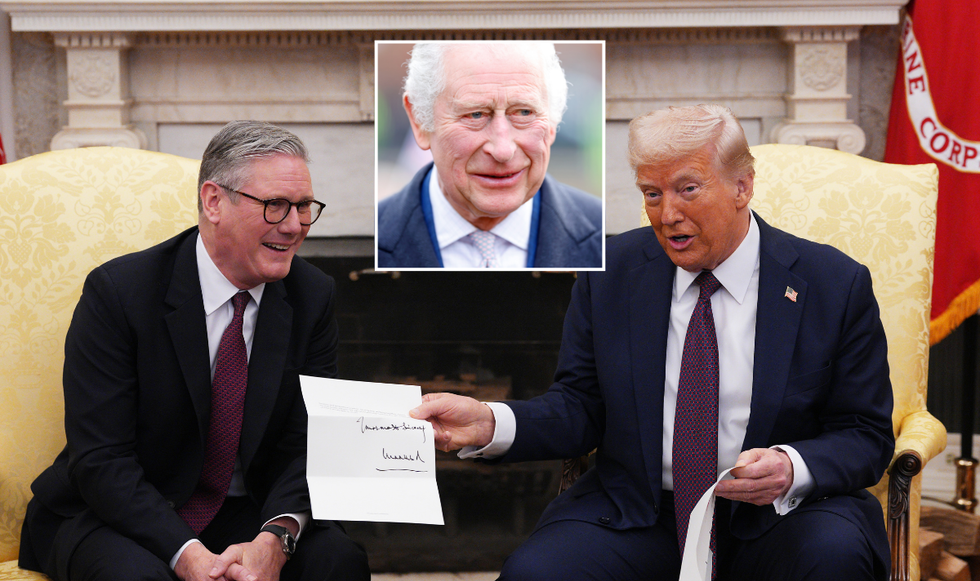 Keir Starmer and Donald Trump