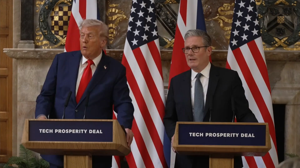 Keir Starmer and Donald Trump