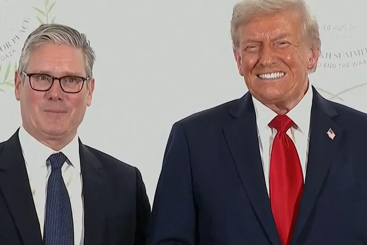 Keir Starmer and Donald Trump