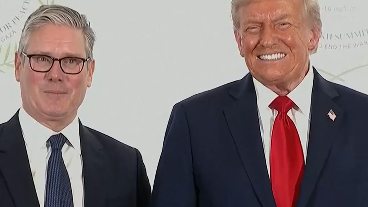 Keir Starmer and Donald Trump