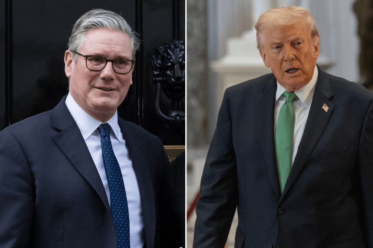 Keir Starmer and Donald Trump