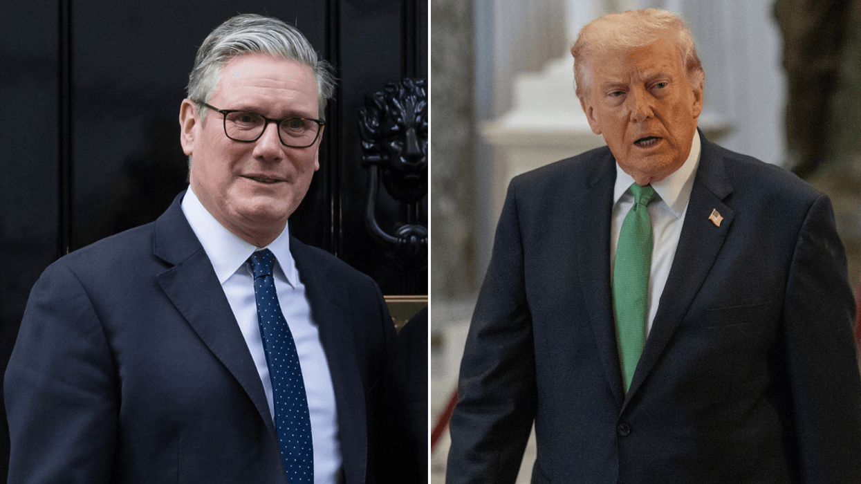 Keir Starmer and Donald Trump