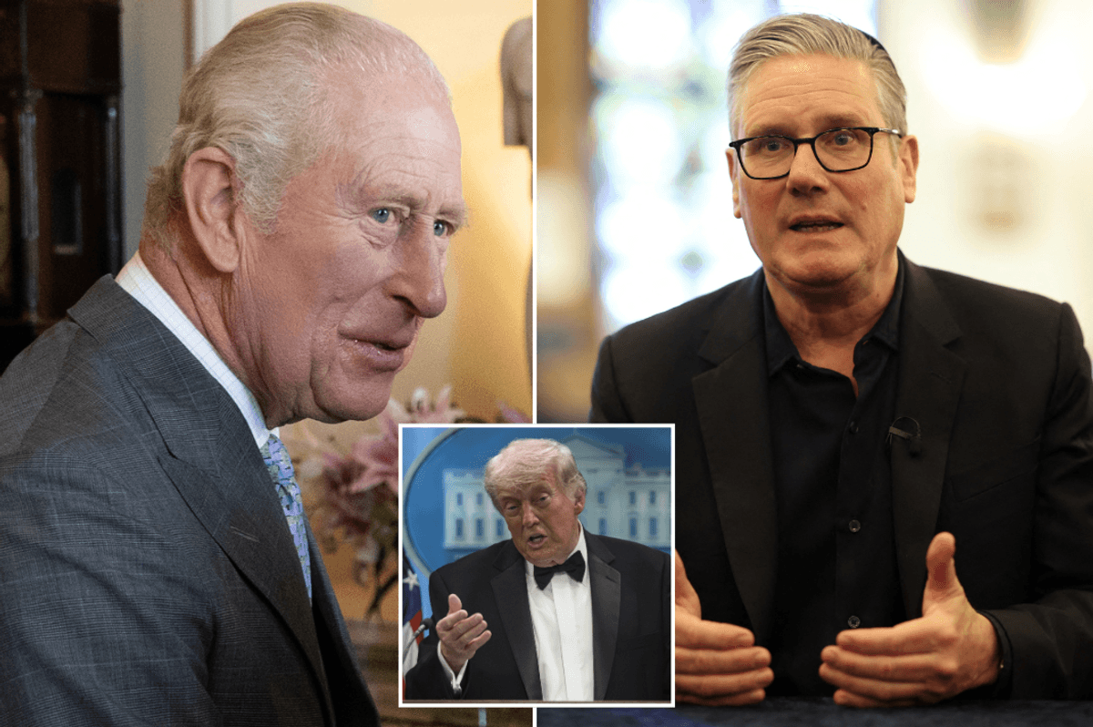 Keir Starmer and Donald Trump