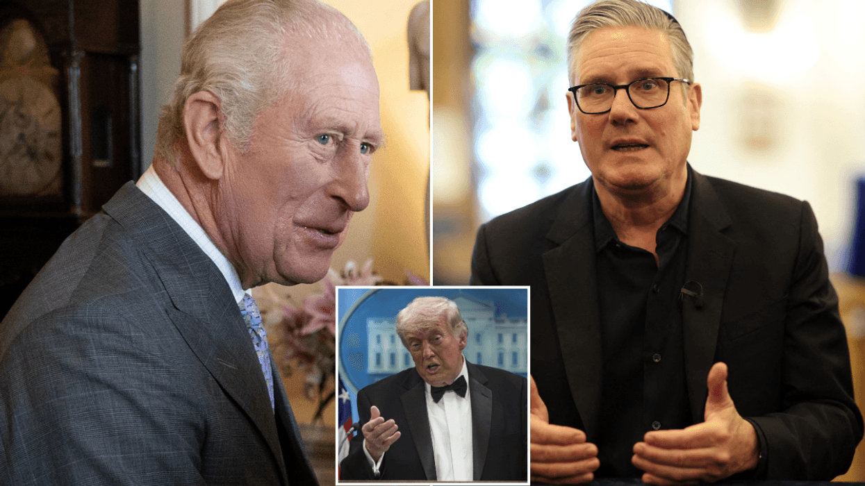 Keir Starmer and Donald Trump