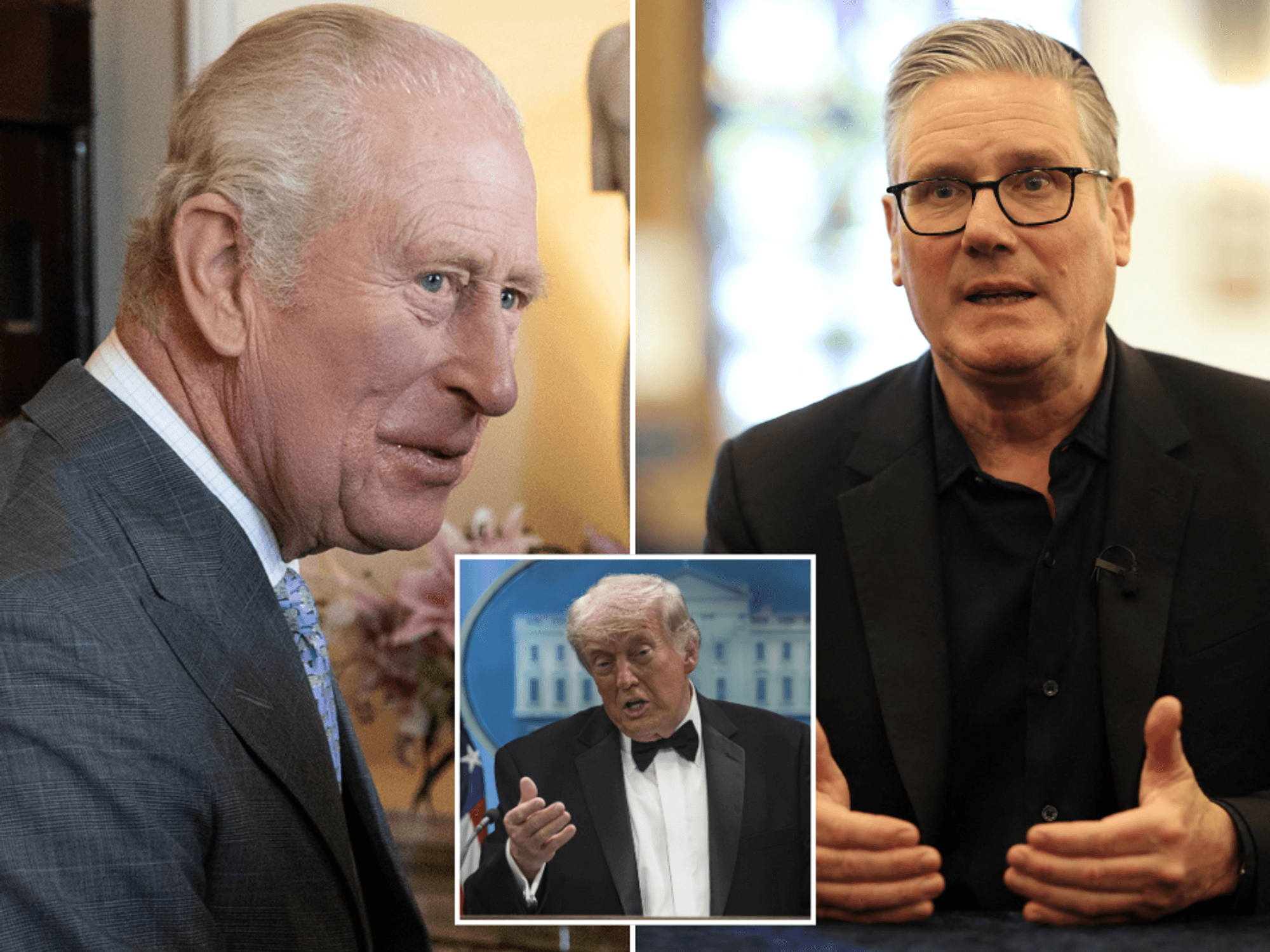 Keir Starmer and Donald Trump