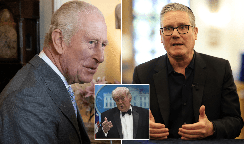 Keir Starmer and Donald Trump