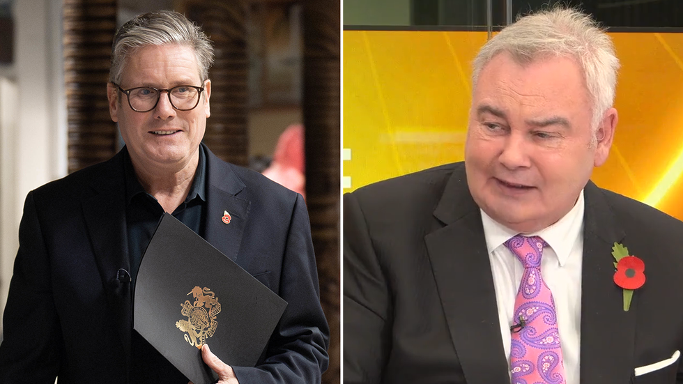 Keir Starmer and Eamonn Holmes