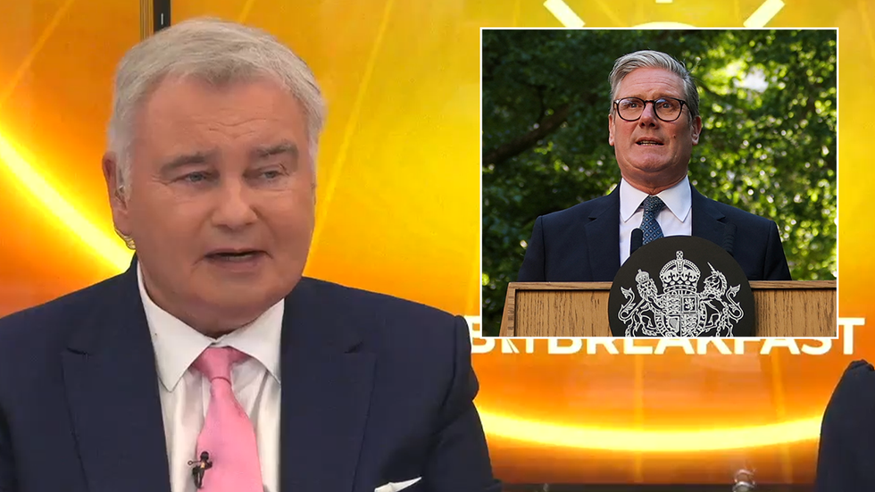 Keir Starmer and Eamonn Holmes