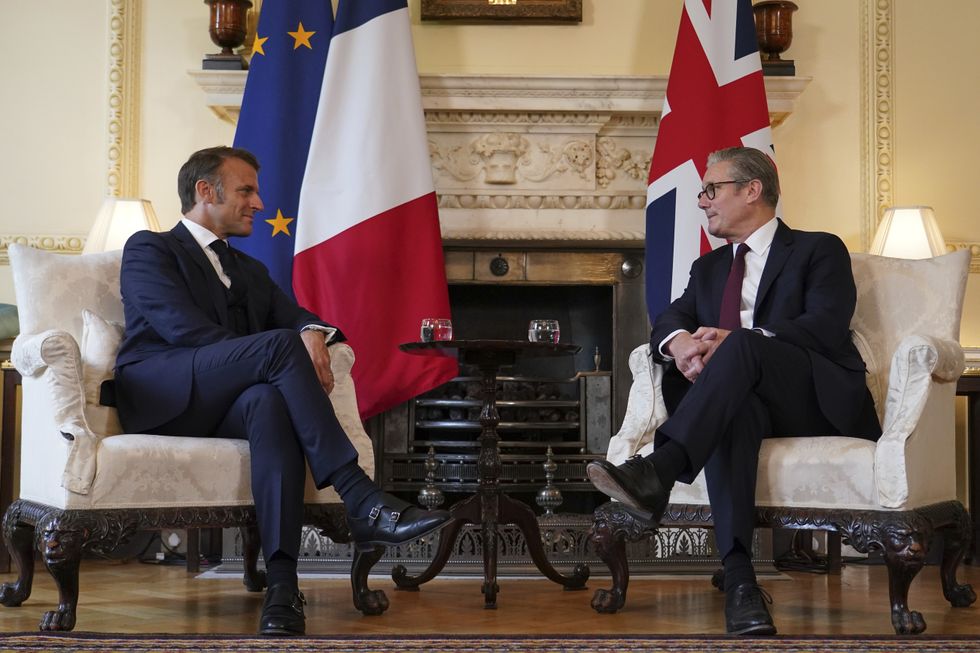Keir Starmer and Emmanuel Macron