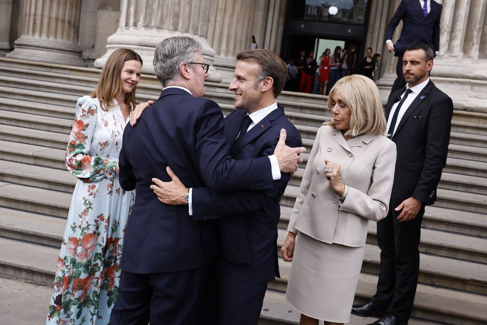 Keir Starmer and Emmanuel Macron