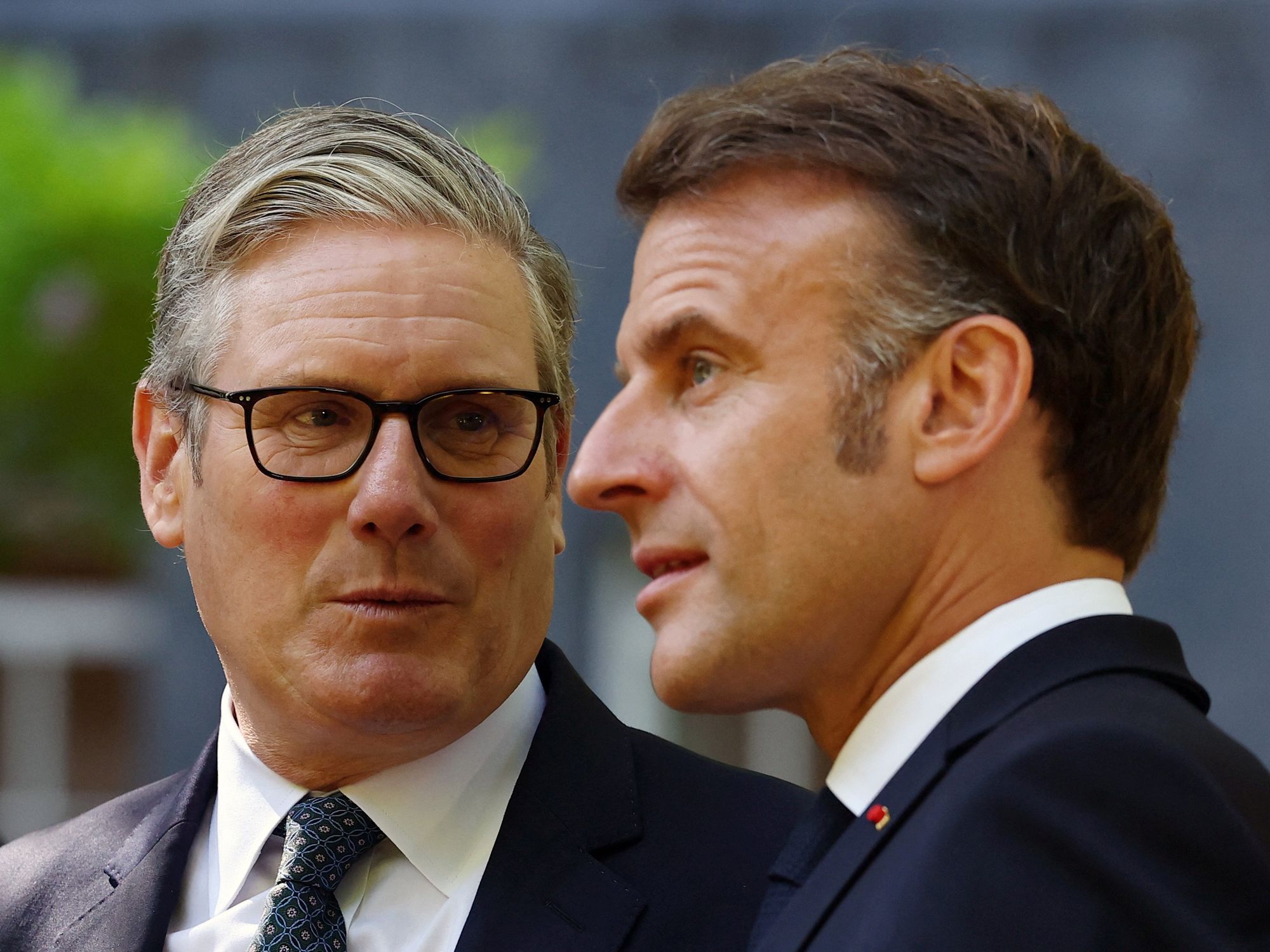 Keir Starmer and Emmanuel Macron