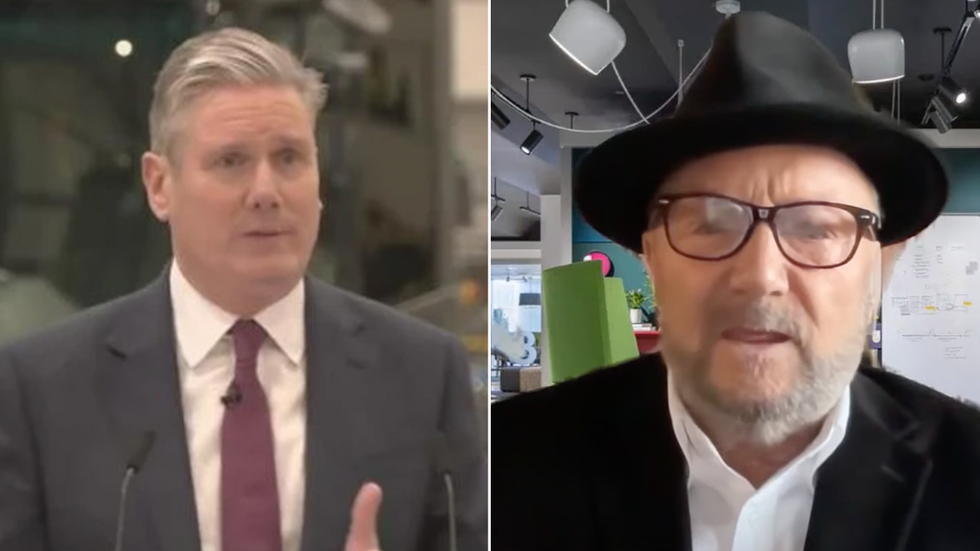 Keir Starmer and George Galloway