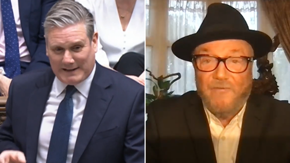 Keir Starmer and George Galloway