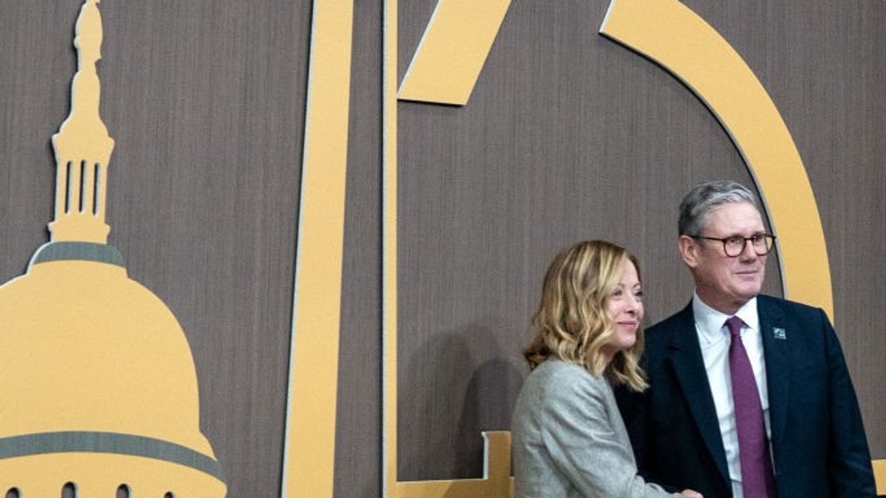 Keir Starmer and Giorgia Meloni