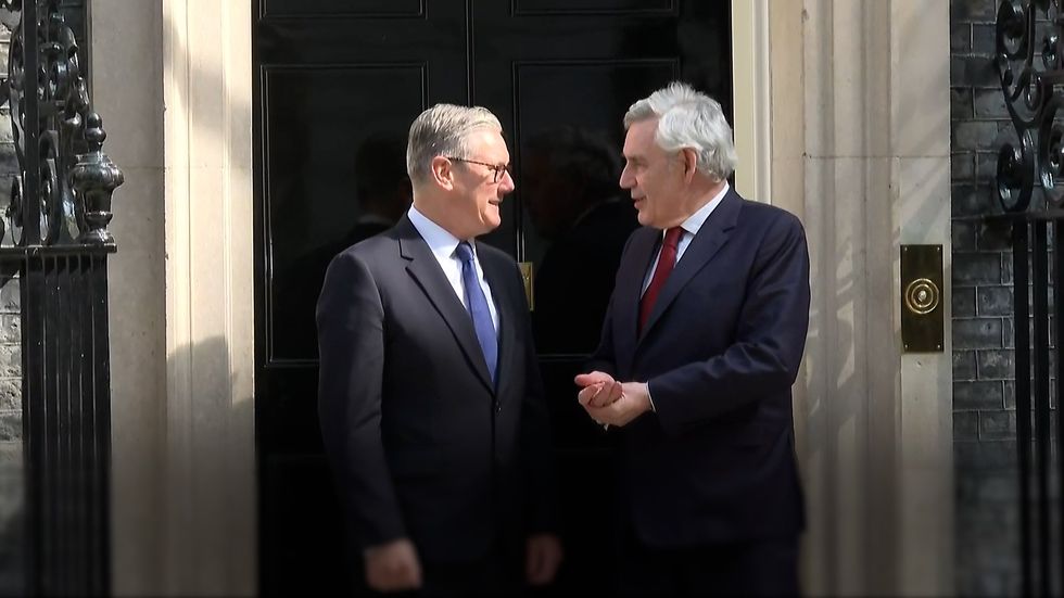 Keir Starmer and Gordon Brown