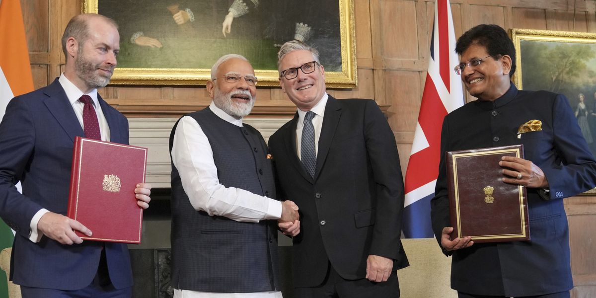 Keir Starmer hails landmark India trade deal as ‘most significant’ since Brexit Keir Starmer hails landmark India trade deal as ‘most significant’ since Brexit