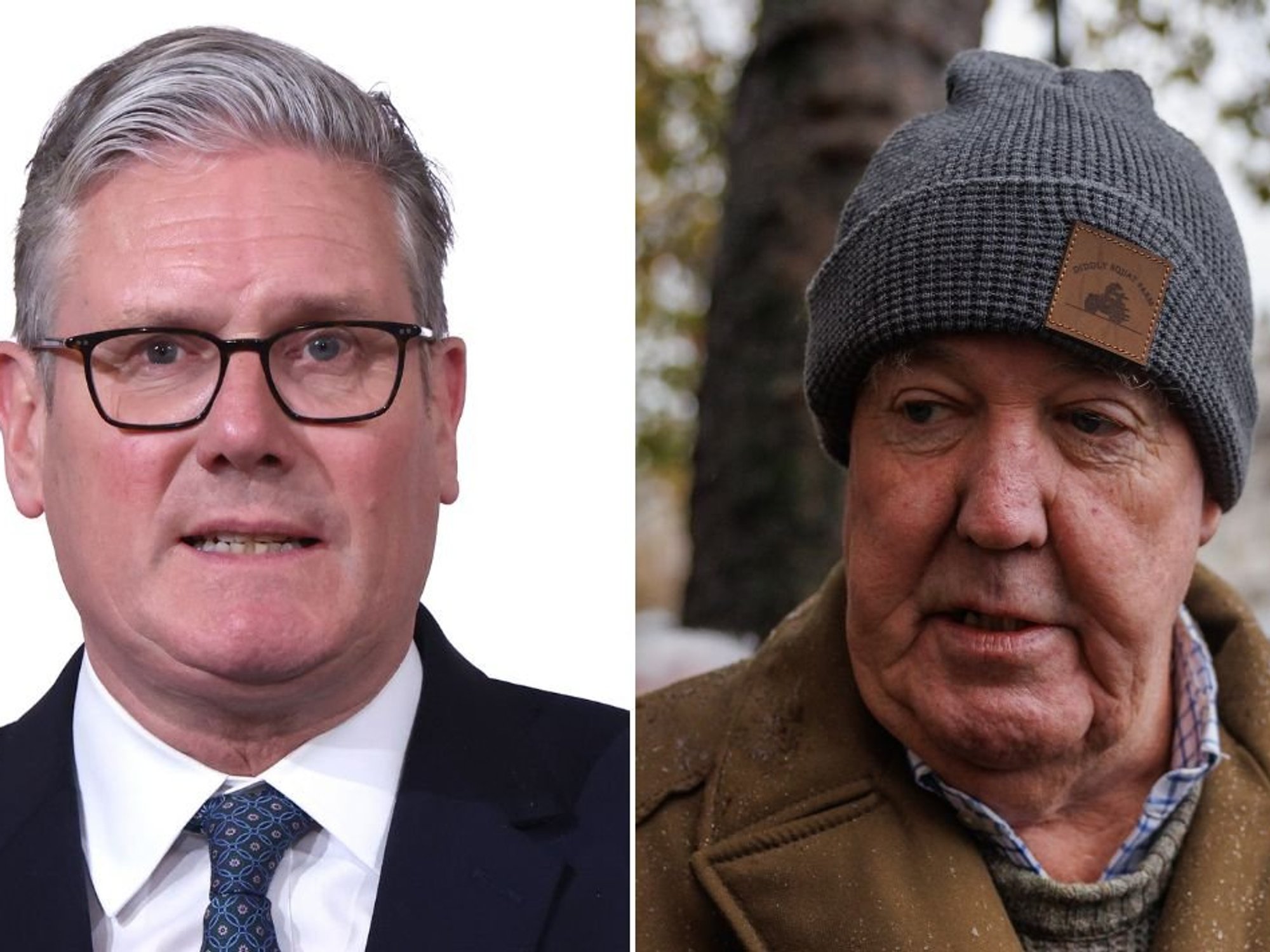 Keir Starmer and Jeremy Clarkson