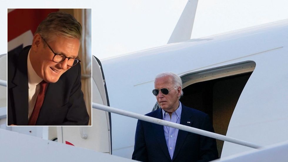 Keir Starmer and Joe Biden