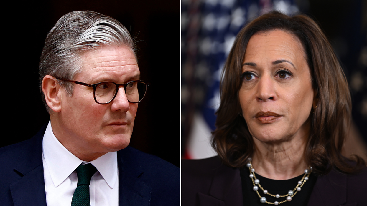 Keir Starmer and Kamala Harris