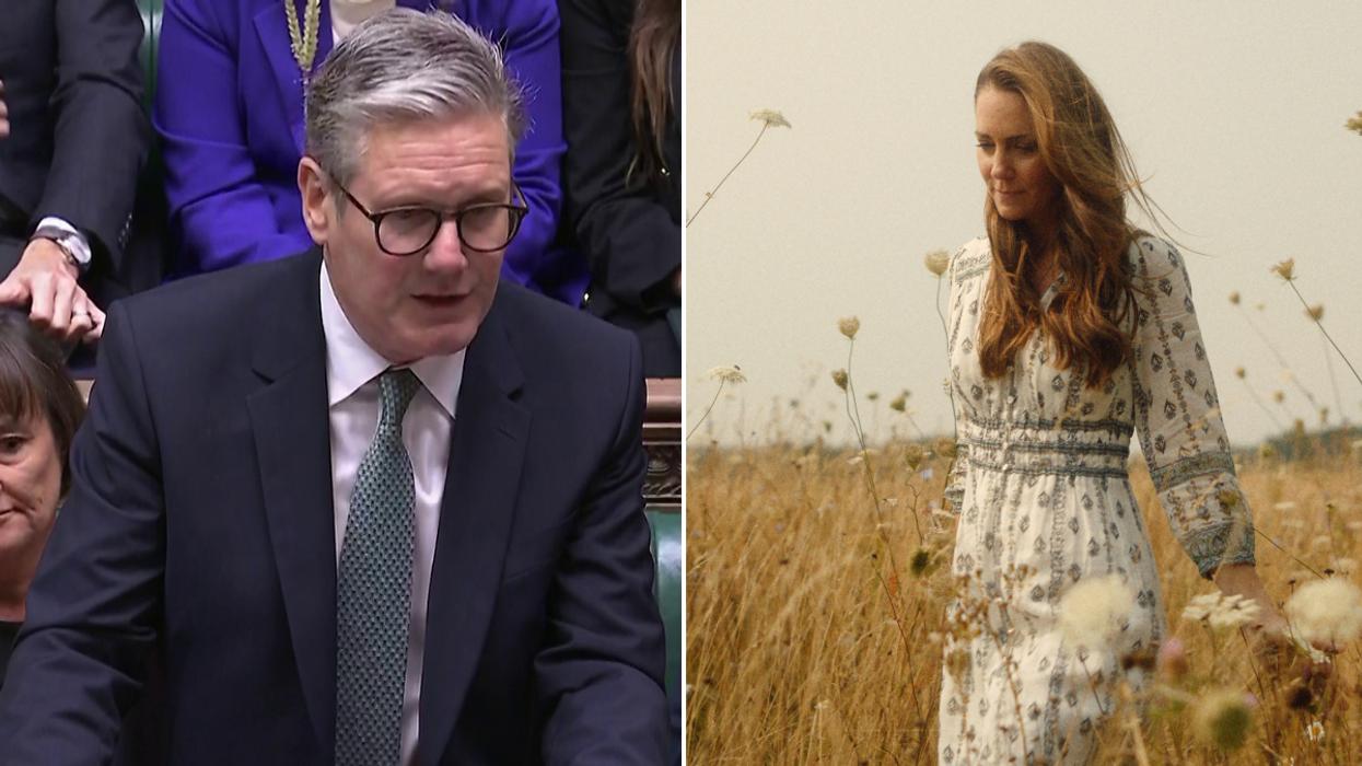 Keir Starmer and Kate Middleton
